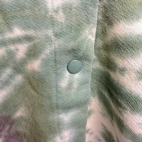 NWT Anthropologie LACAUSA Kismet Terry Fabric Jacket Sugarplum Swirl Size Large - Picture 13 of 15